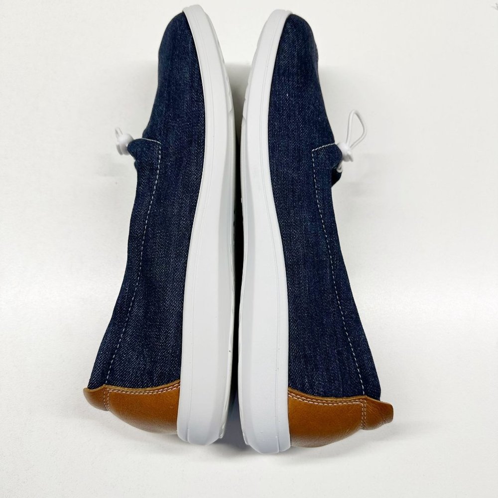 SAS Funk Blue Jean Slip On Loafer Comfort Shoes Womens Size 12 M - Picture 2 of 8